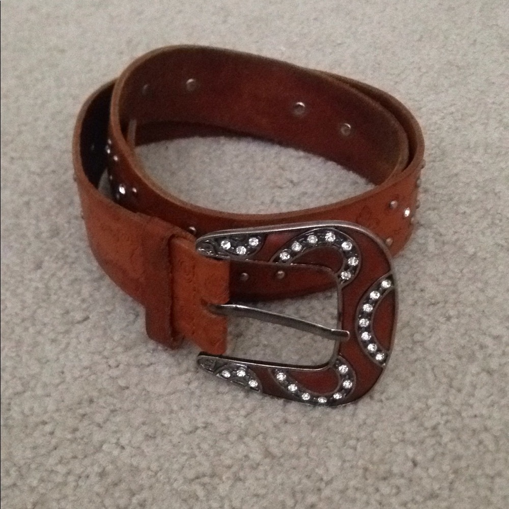 Genuine Leather Western Belt
